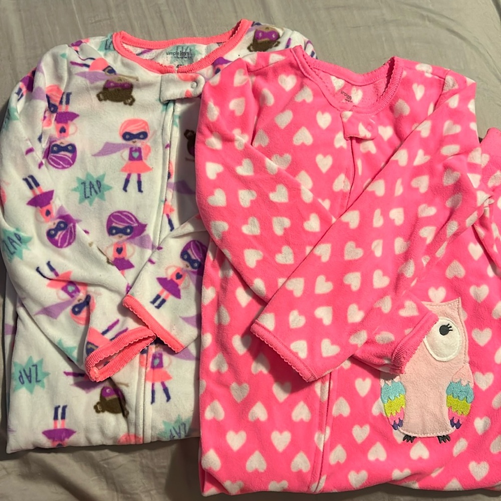 Simple Joys by Carter toddler fleece pajama bundle